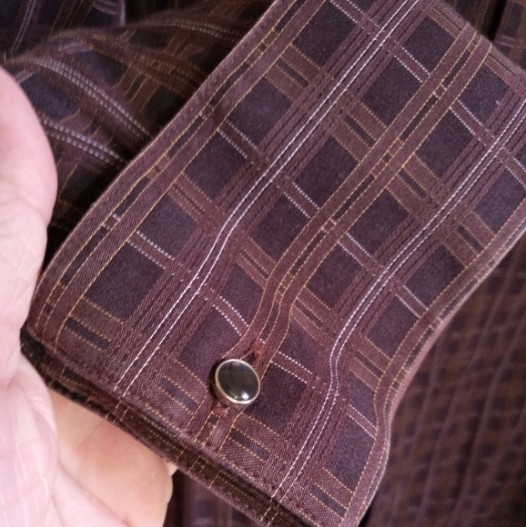 Perry Ellis long sleeve button down shirt men size large - Picture 5 of 7